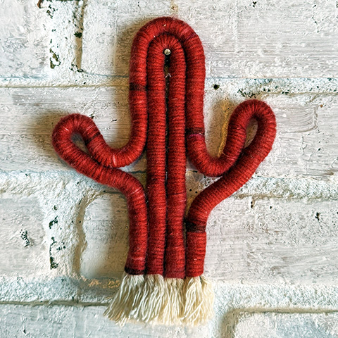 Cactos de macramê