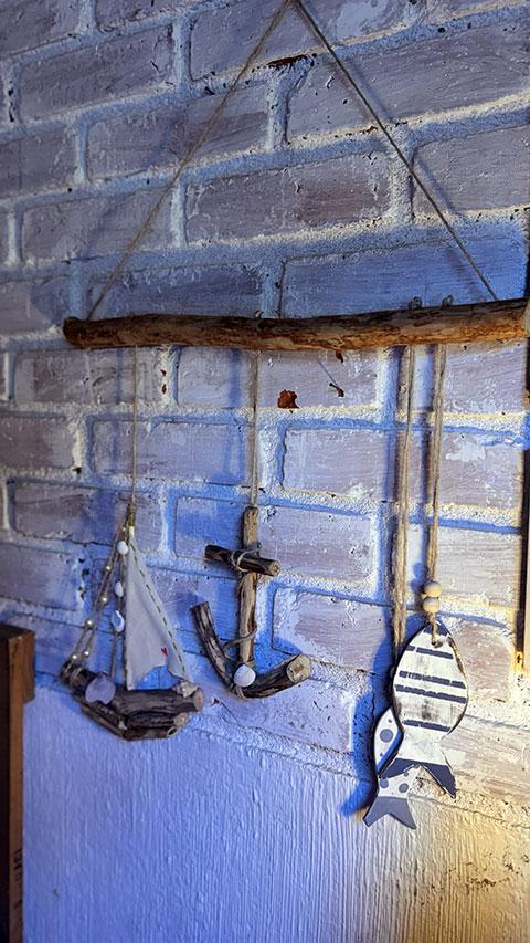 Móbile tema mar e iemanjá