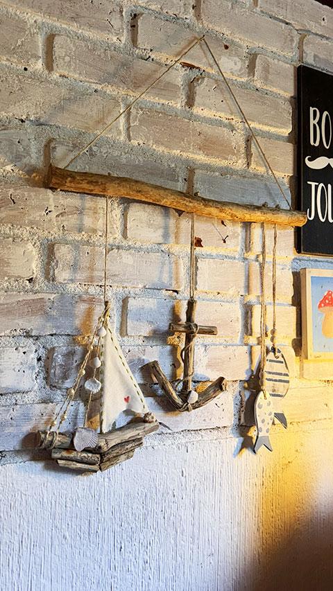 Móbile tema mar e iemanjá