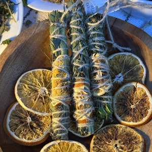 incenso natural de laranja