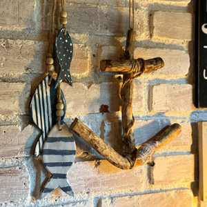 Móbile Âncora e Peixes