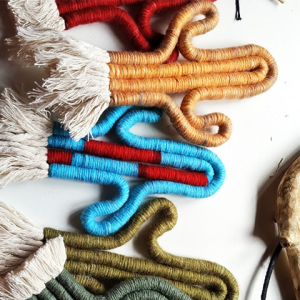 Cactos decorativo de macramê